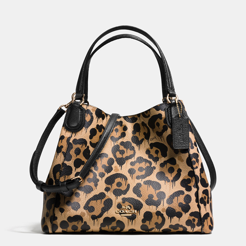 Edie Shoulder Bag 28 In Wild Beast Print Leather | Coach Outlet Canada
